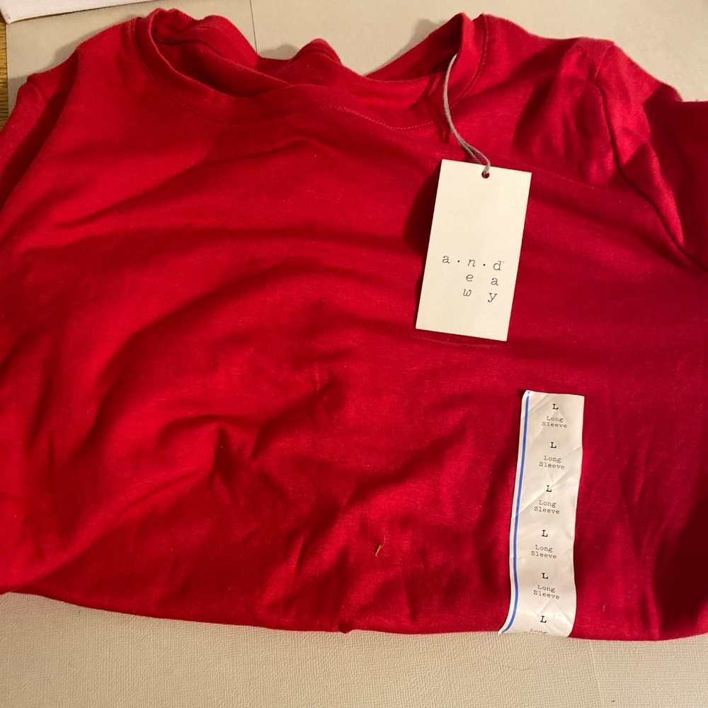 Red Long sleeve shirt